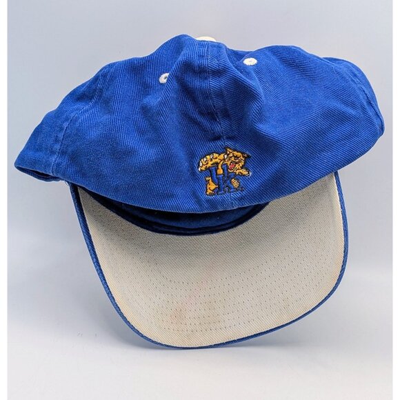 Kentucky Wildcats Hat Cap Fitted 7 3/8 Blue UK NCAA Basketball Vintage 90s VTG - Picture 4 of 5